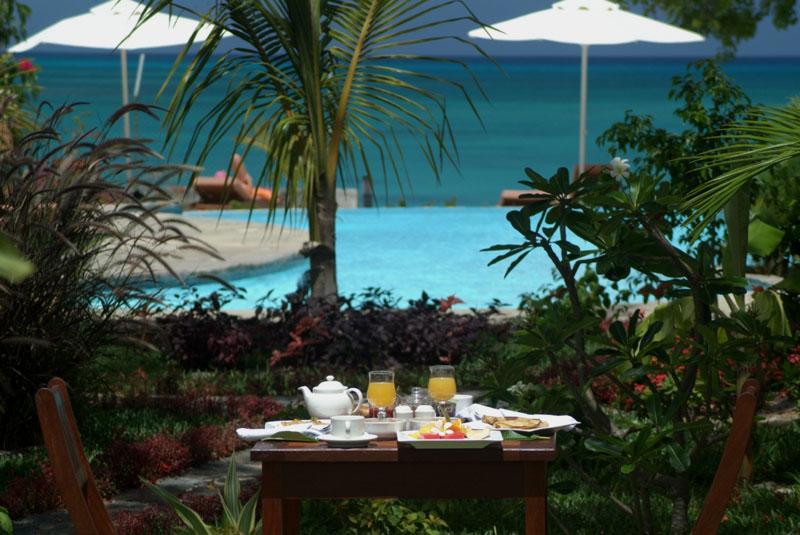 Ocean Beauty Hotell Pereybere Beach Restaurant bilde